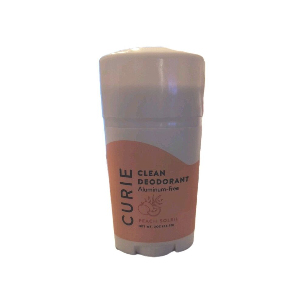 CURIE Peach Soleil Clean Deodorant Aluminum Free 2.0 Oz